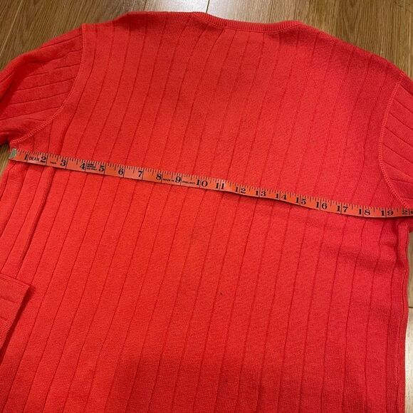 NWOT Eddie Bauer Knit Sweater Zip-Up in Pink - M - Picture 9 of 10